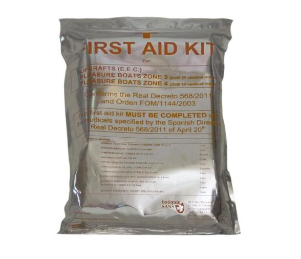 Botiquin Homologado Bolsa Zonas 1, 2, 3 y 4
