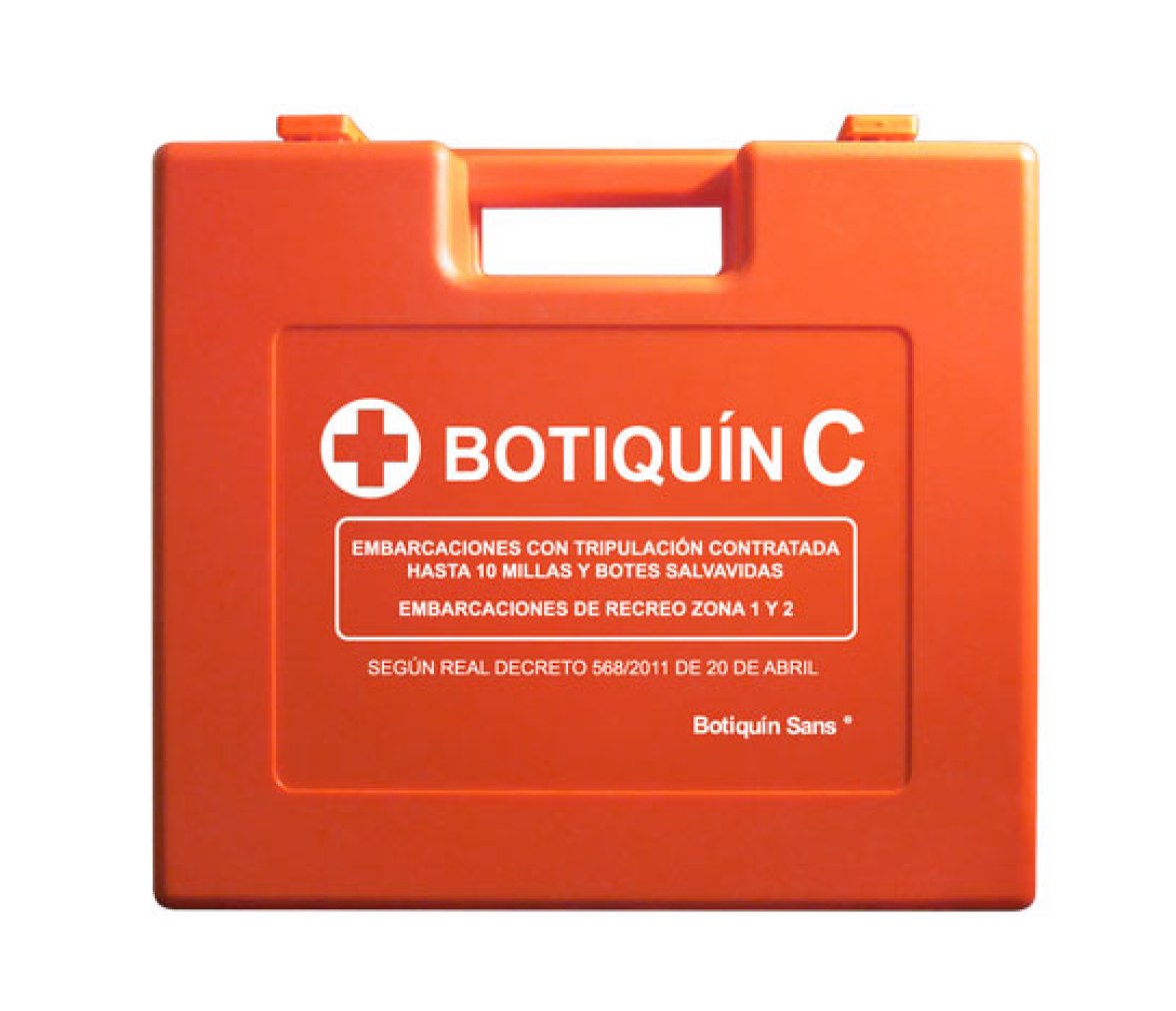 Botiquin Tipo C Botes Tripulación Contratada 10 Millas
