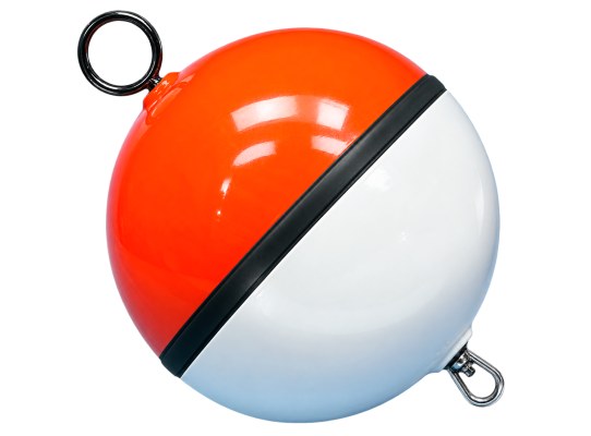 Boya de ABS blanco/rojo