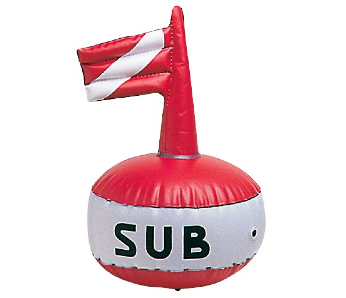 Boya de señalización para buzos, hinchable