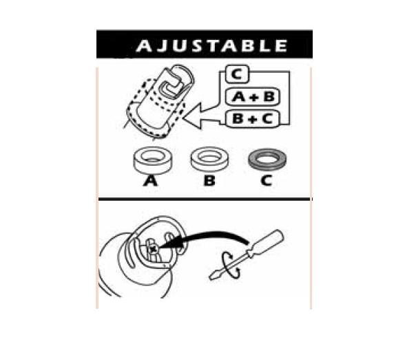 Adaptador Valvula para Inflar Neumaticas y SUP