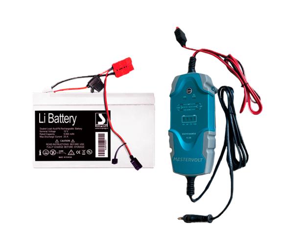 Bravo Batería de Litio, 12 V, 8000 mAh