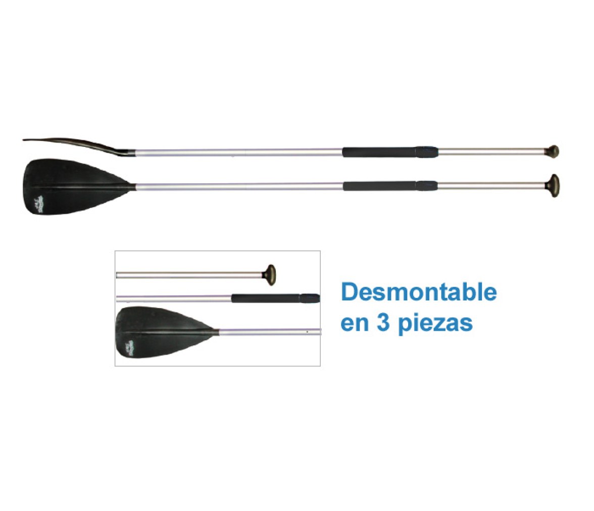 Bravo Remo Telescopico Aluminio Stand Up 170-215 cm con Agarre de Espuma