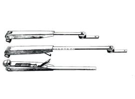 Brazo Extensible Telescopico Acero Inoxidable Negro Mate