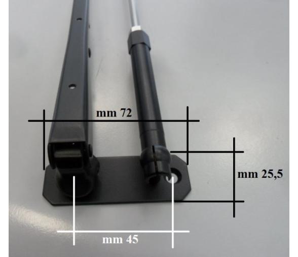Brazo Tipo Pantografo Acero Inoxidable para Limpiaparabrisas
