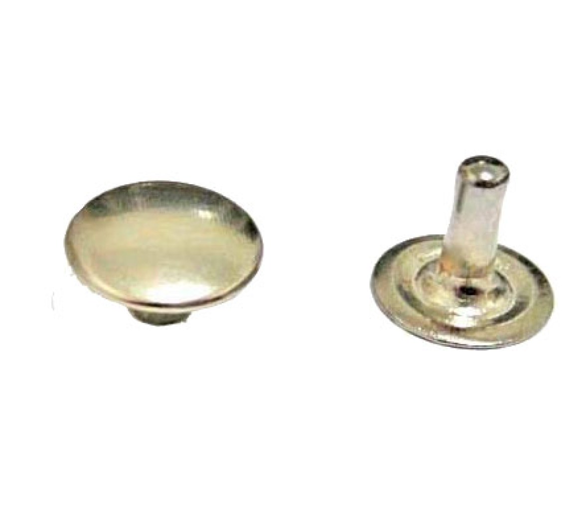 Broche Hembra en Bronce Cromado
