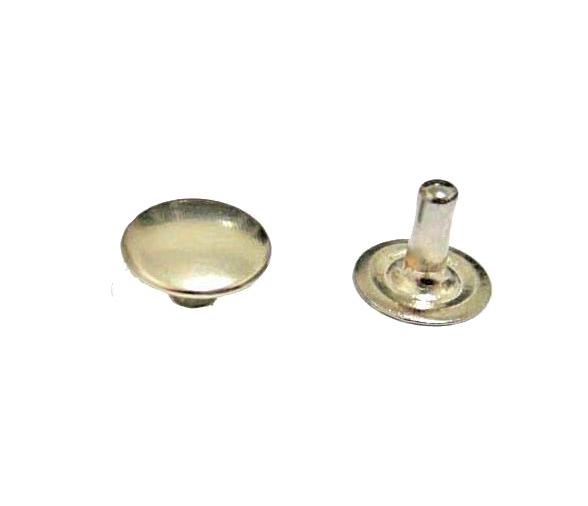 Broche Hembra en Bronce Cromado