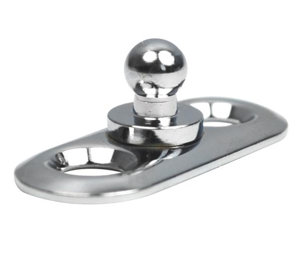 LOXX Broche Macho par Atornillar Laton Cromado-10 piezas