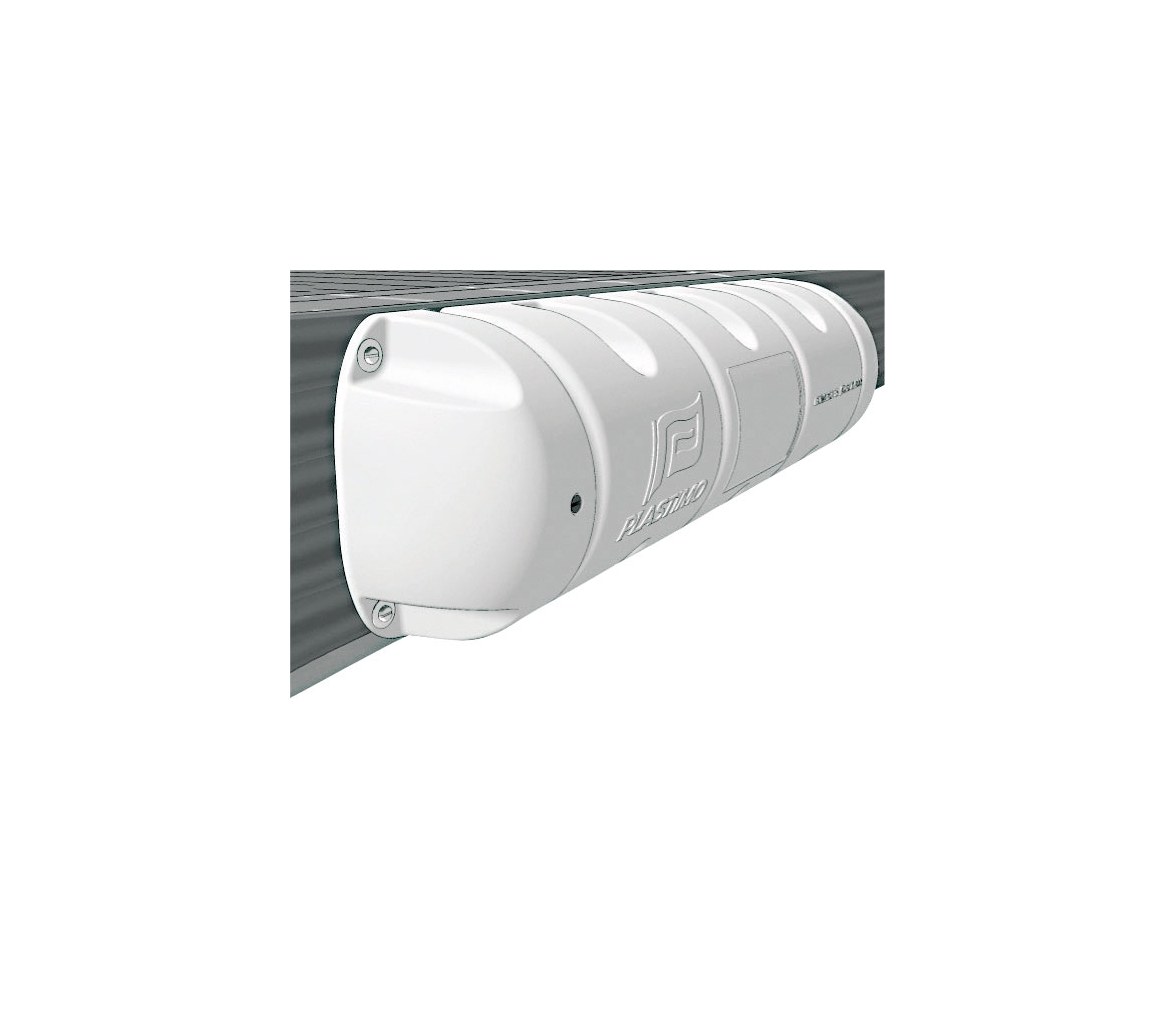 Bumper 1-2 Foam Filled 25 x 90 cm White