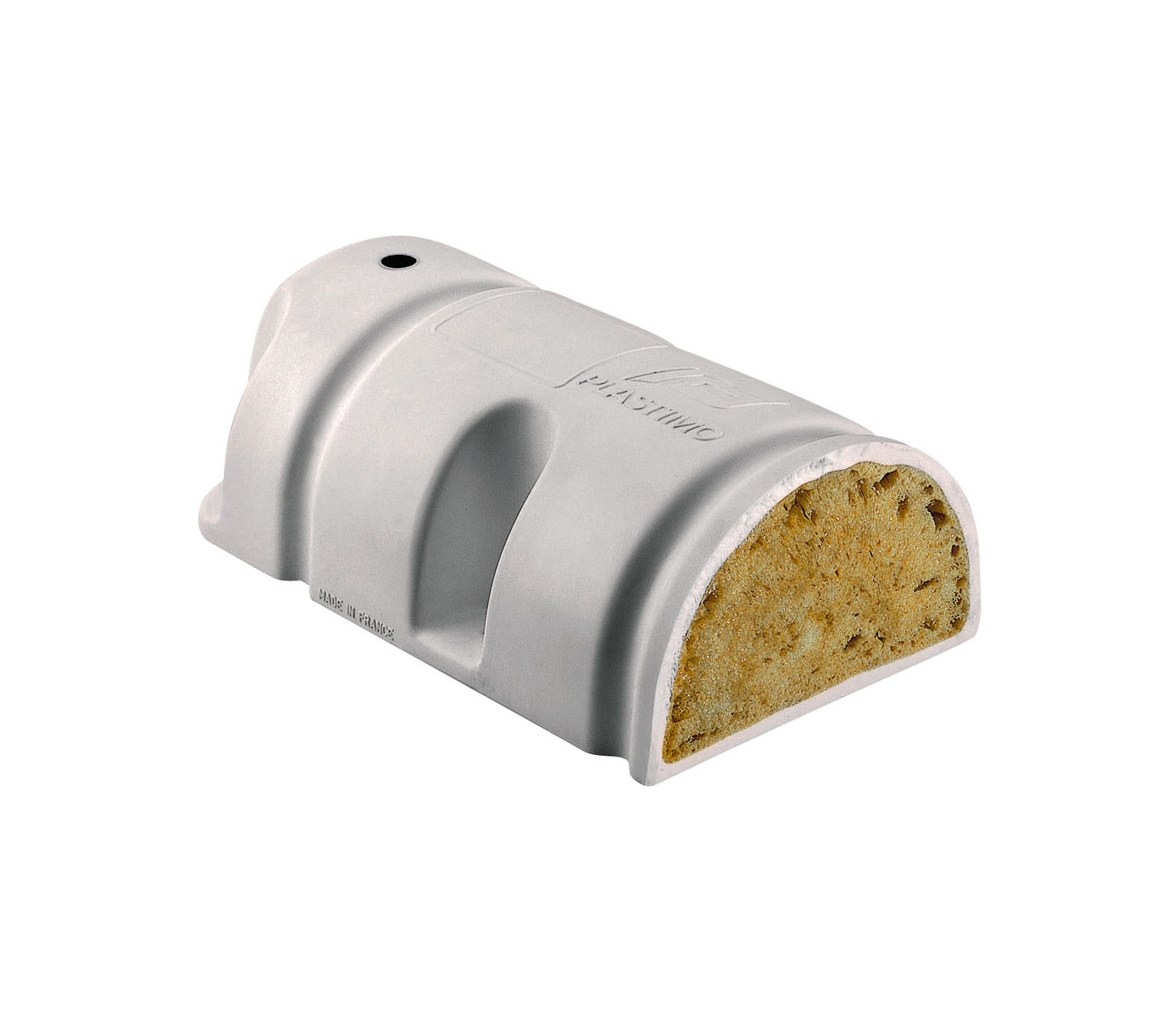 Bumper 1-2 Foam Filled 25 x 90 cm White