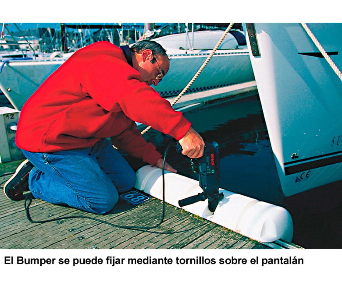 Bumper 1-2 Standard 18 x 40 cm Blanco
