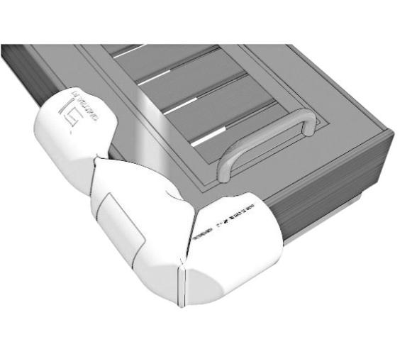 Bumper Articulado 18 x 80 cm Azul