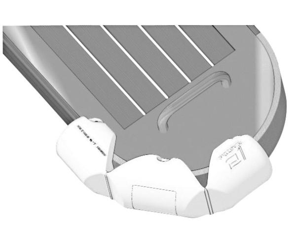 Bumper Articulado 18 x 80 cm Blanco