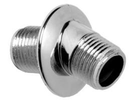 Cabezal cromado para ducha de pared