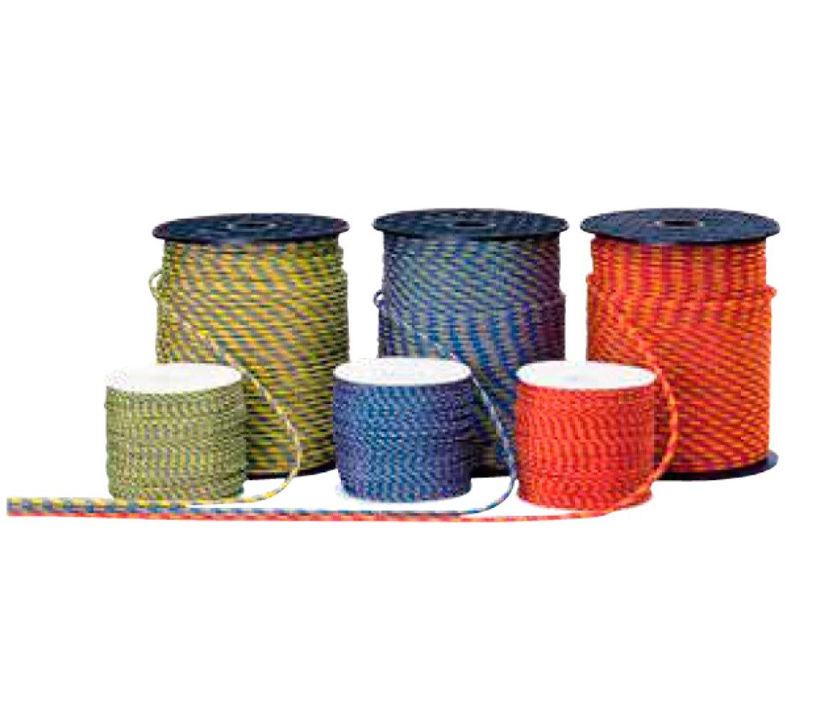 Cabito Poliester Azul-Amarillo 2mm-3mm