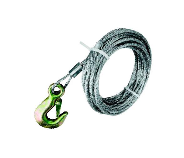 Cable Acero Galvanizado con Gancho para Remolque