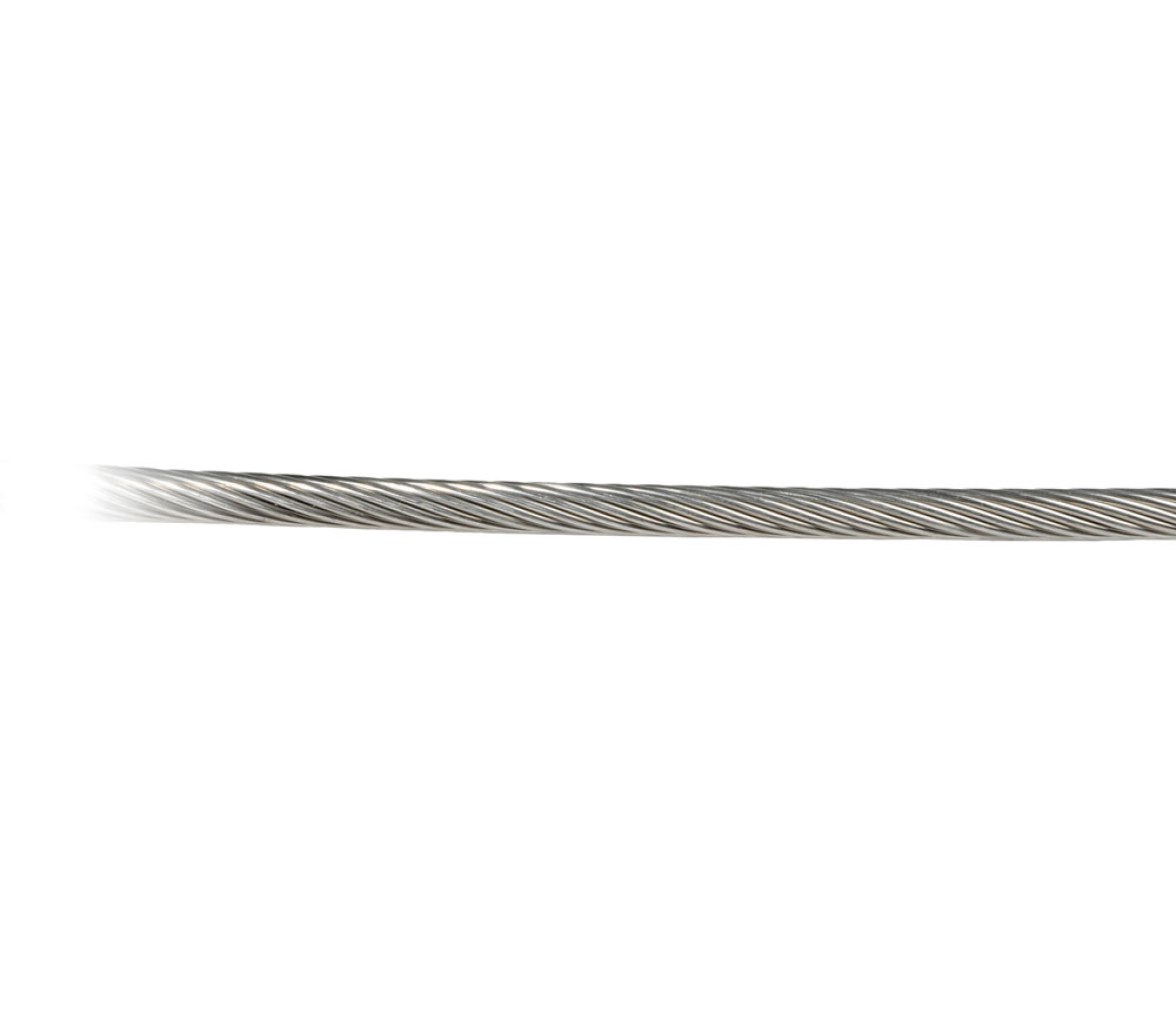 Cable Acero Inoxidable AISI 316 Rigido 1 x 19