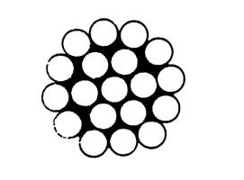 Wire rope hard/stiff 1x19 sZ, made in korea