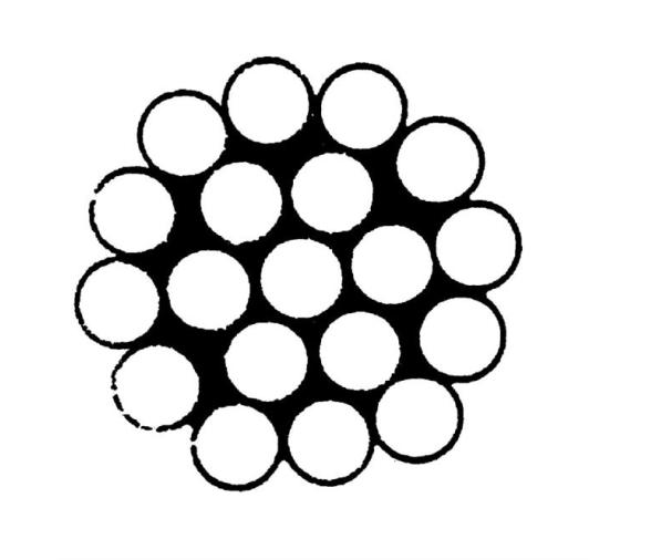 Cable de acero duro/rigido 1x19 sZ, Alta Calidad