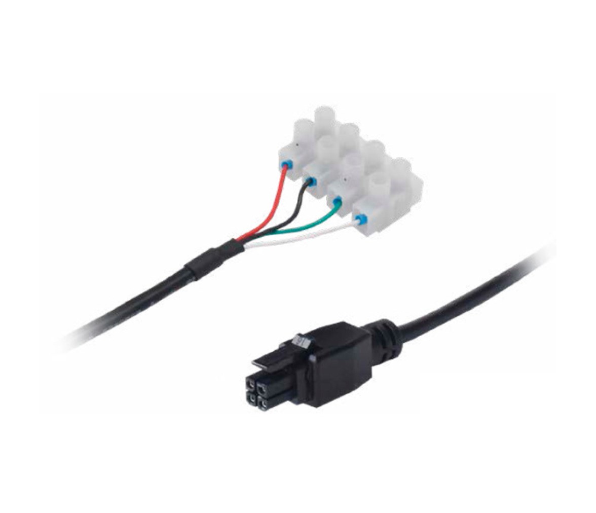 Cable de Alimentación con Terminal de Tornillo de 4 Vías