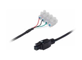 Cable de Alimentación con Terminal de Tornillo de 4 Vías