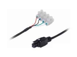 Power Cable with 4-way Screw Terminal