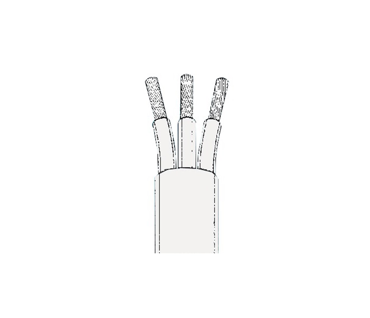 Marine electric cable tripolar