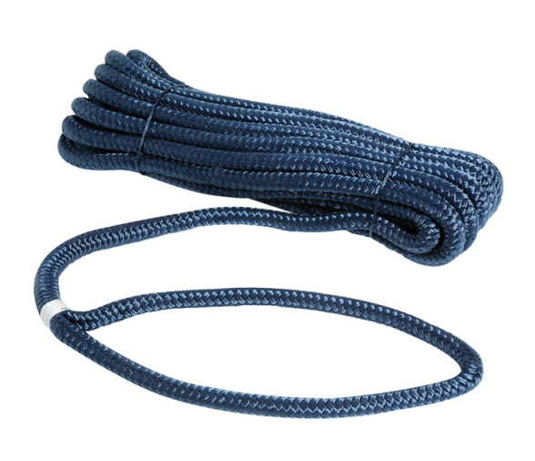 Mooring Line Double Braid with Eye Blue