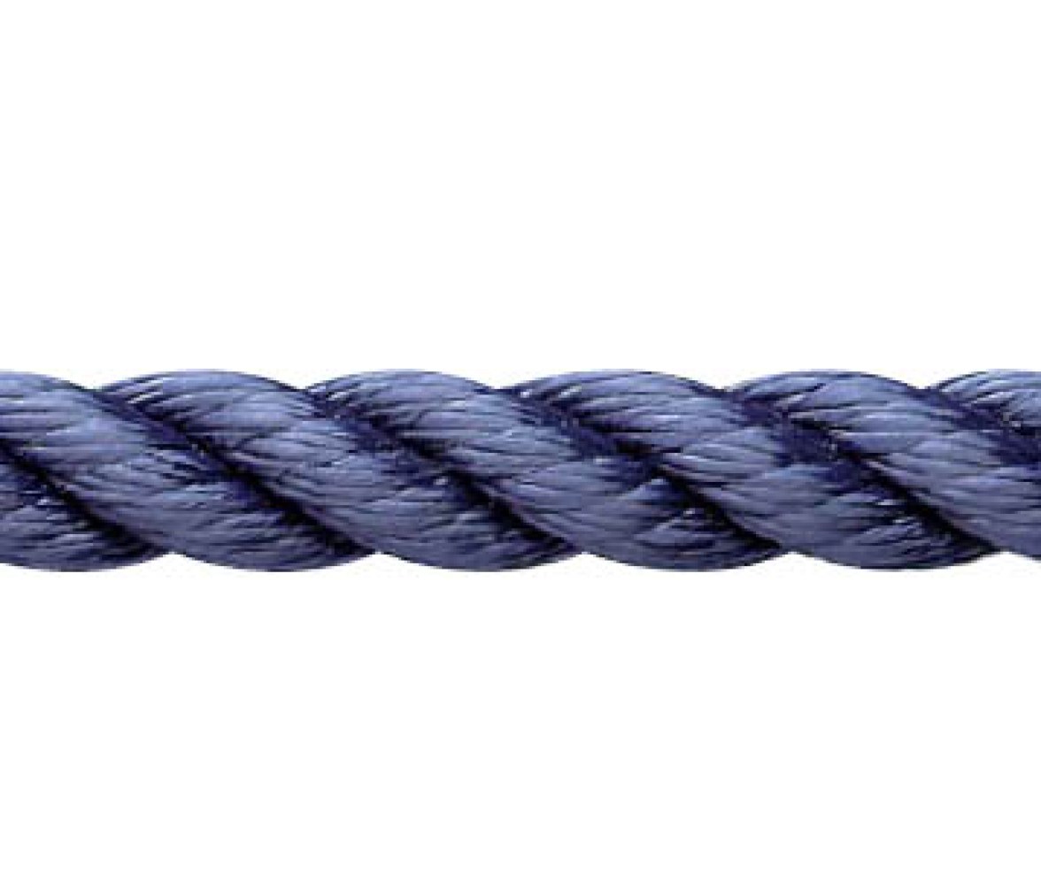 Cabo de Amarre y Fondeo Poliester Azul Navy Liros