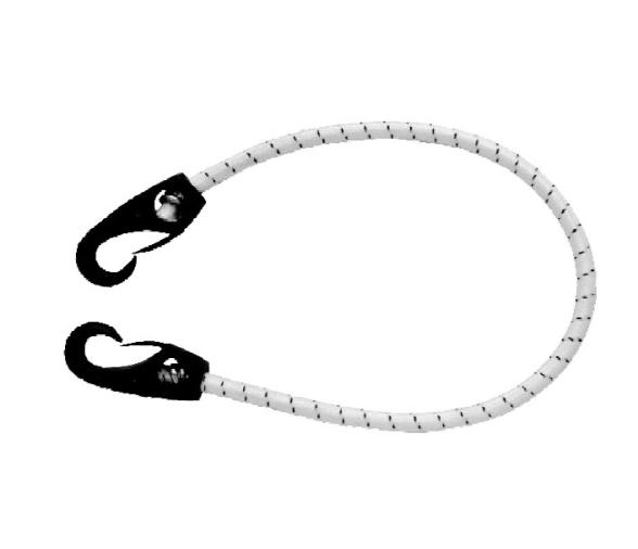 Cabo Elastico con Dos Mosquetones de Nylon