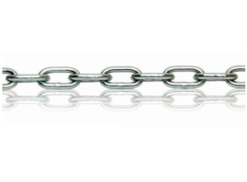 Calibrated Stainless Steel Chain DIN 766 6 mm