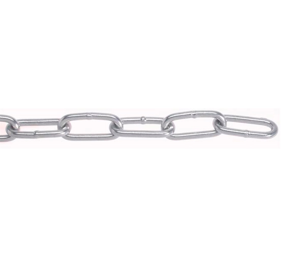Cadena Eslabones Largos, Similar a DIN 5685-C - Acero Inoxidable AISI 316