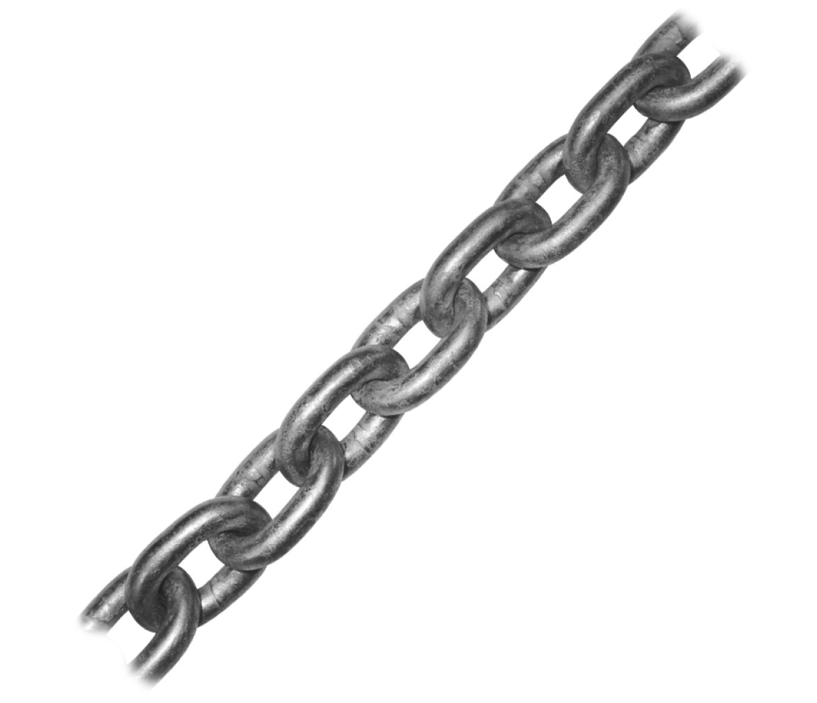 Cadena Galvanizada a fuego  DIN 5685A diam.5mm, Genovese