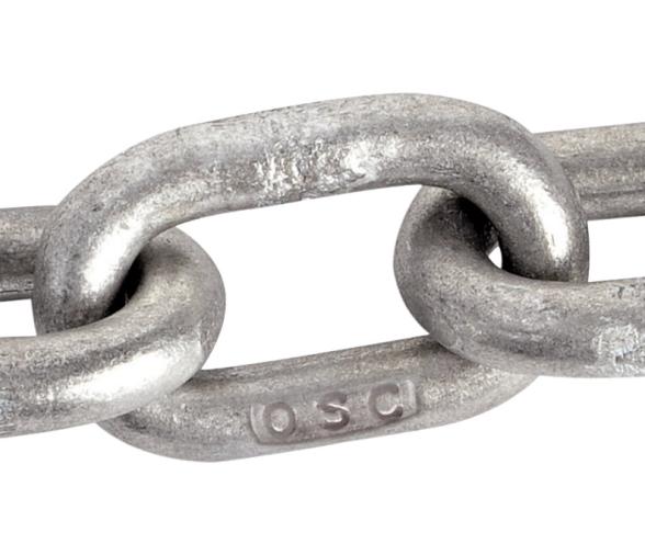 Cadena Galvanizada Calibrada 10 mm DIN766 100 m