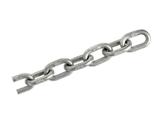 Cadena Galvanizada Calibrada 10 mm DIN766 50 m
