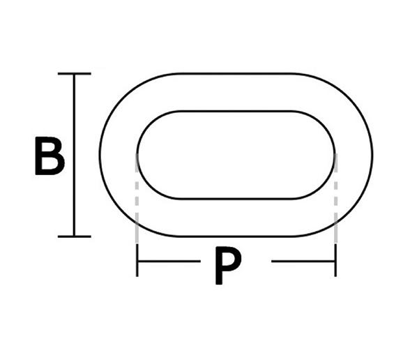 Cadena Galvanizada Calibrada 10 mm DIN766 50 m