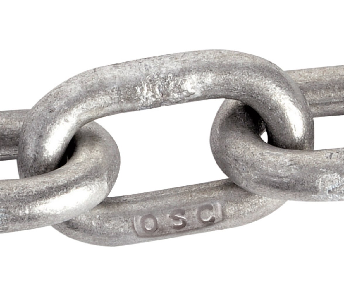 Cadena Galvanizada Calibrada 10 mm DIN766 50 m