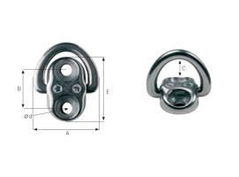 Articulated Pad Eye with Simple Base