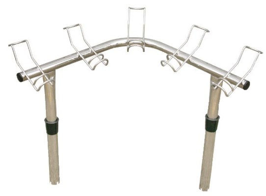 Rod Holder Stainless Steel for 5 Rods