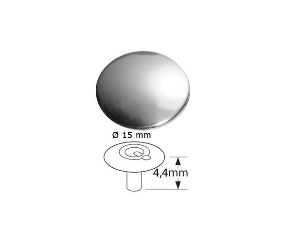 CAF Broche Hembra Parte Superior Inox 316