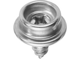 CAF Broche Macho con Tornillo en Acero Inox 10mm