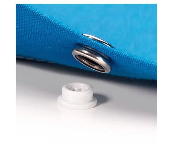 CAF Broche Macho en Composite Blanco 10mm Autoroscante