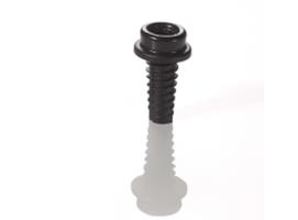 CAF Broche Macho en Composite Negro 16mm