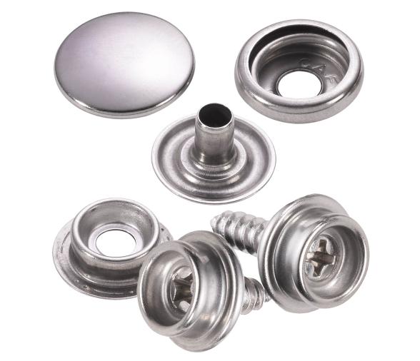 CAF Set 10 Broches con Fijacion Tornillo en Acero Inox 316