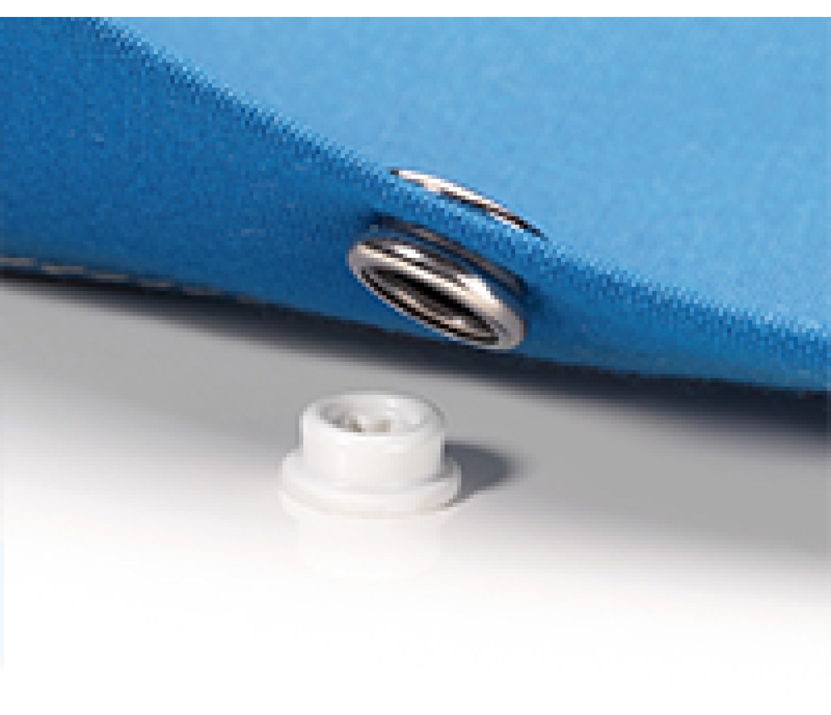 CAF Broche Macho Autorroscante Composite Blanco 16mm