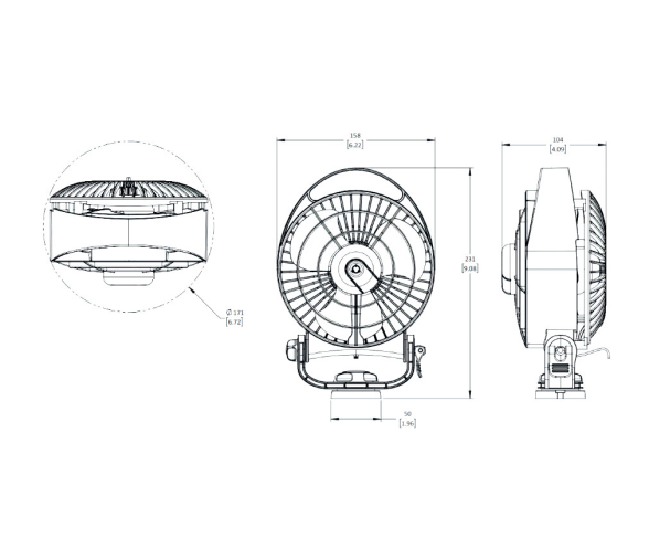 Caframo Ventilador Bora 12/24V