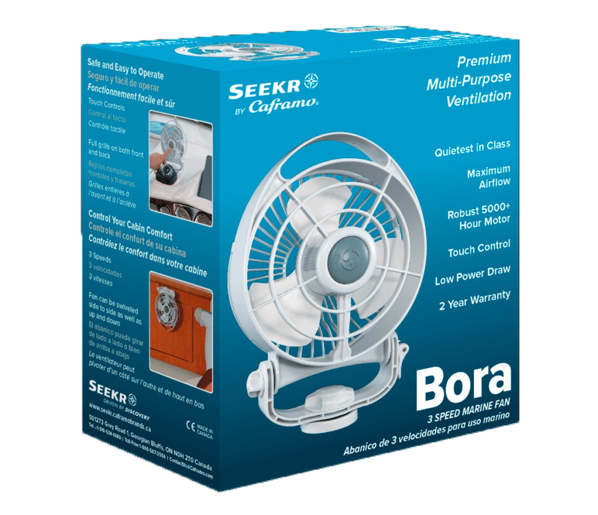 Caframo Ventilador Bora 12V Negro