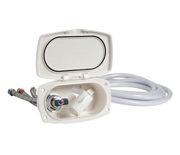 Caja con Ducha New Edge Manguera PVC con Mezclador