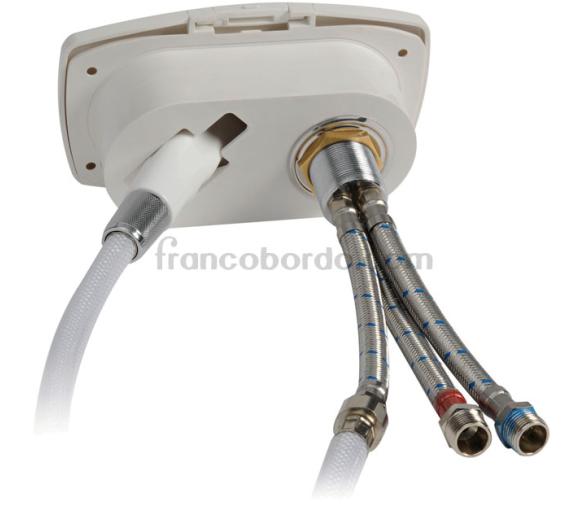 Caja con Ducha New Edge Manguera PVC con Mezclador