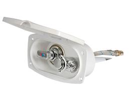 Caja con Ducha New Edge Manguera PVC con Mezclador Mizar